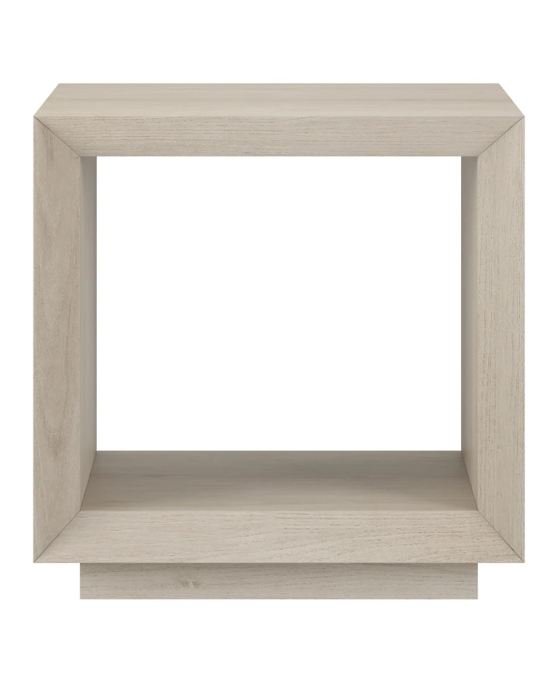 Hudson & Canal 22" Tannen Wide Rectangular Side Table