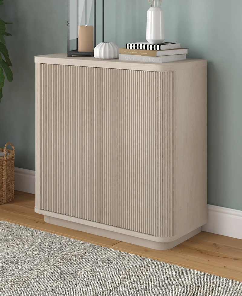 Hudson & Canal 32" Easton Wide Rectangular Accent Cabinet