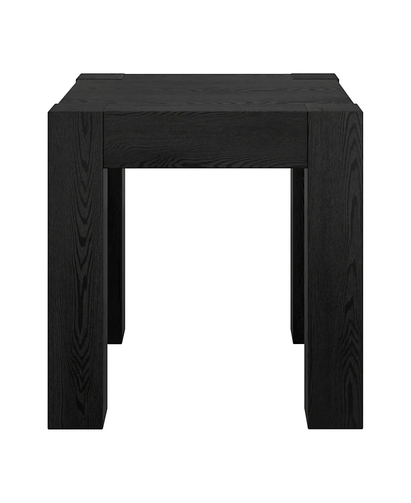 Hudson & Canal 22" Langston Wide Square Side Table