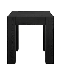 Hudson & Canal 22" Langston Wide Square Side Table