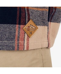 Hurley Men's Santa Cruz Shoreline Flannel Long Sleeve Shirt