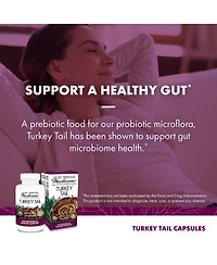 Host Defense Turkey Tail Capsules - Digestive Health & Immune Response Support Supplement