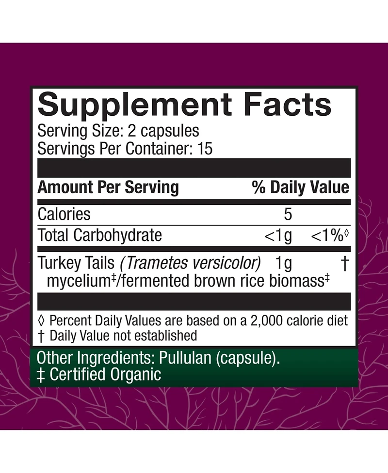 Host Defense Turkey Tail Capsules