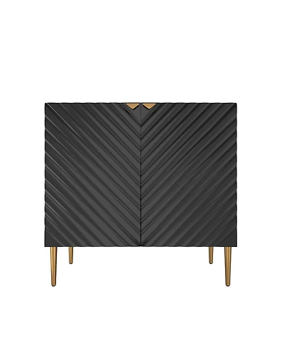 2 Door Locker Accent Cabinet