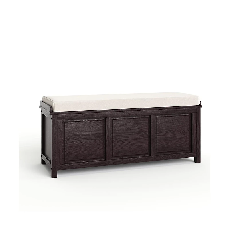 John Louis Home Solid Wood Open Top Storage Bench