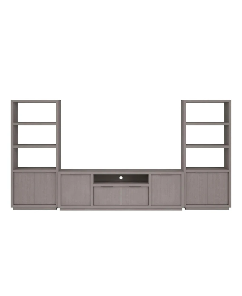 Furniture Tivie 84" Media 3 Pc Console Set