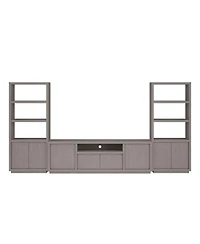 Furniture Tivie 84" Media 3 Pc Console Set