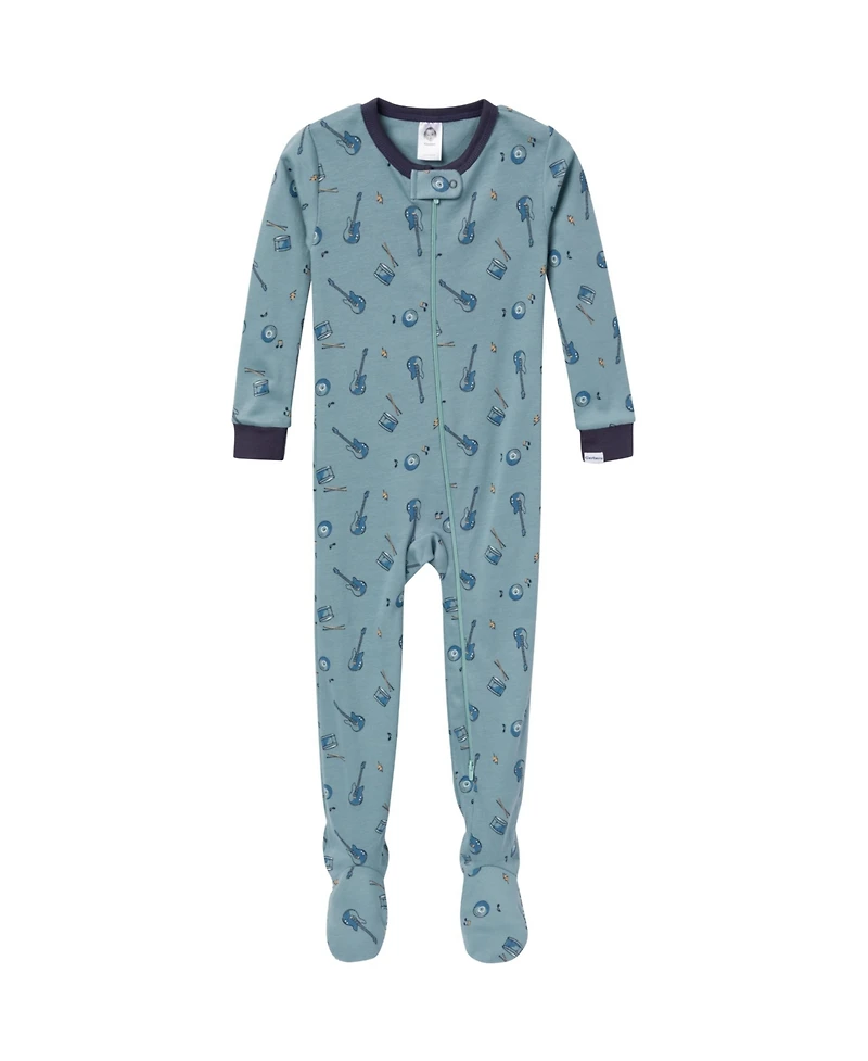 Gerber Baby Boys Snug Fit Footed Pajamas, 4-Pack, Moose