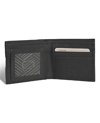 Champs Men's Onyx Collection Leather Access Bi-Fold Wallet