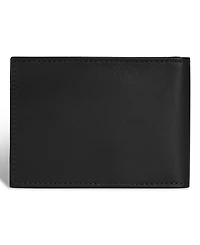 Champs Men's Onyx Collection Leather Bi-Fold Clip Wallet
