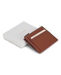 Champs Men's Onyx Collection Leather Zip Card Case