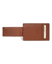 Champs Men's Onyx Collection Leather Mag Card Case