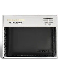 Champs Men's Classic Collection Leather Bi-Fold Wallet