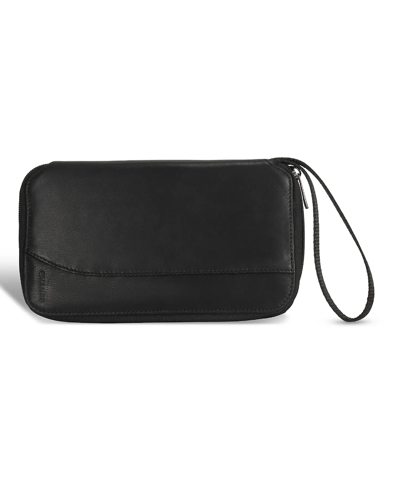 Champs Men's Onyx Collection Leather Multi Passport Case