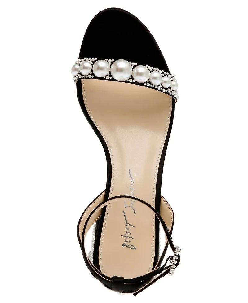 Betsey Johnson Women's Tina Block Heel Dress Sandals