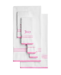 Juicy Couture Neon Border Cotton 6-Pc. Bath Towel Set
