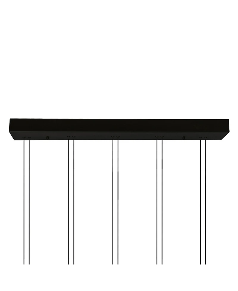 Cwi Lighting 20" Metal Hoops 5 Light Led Chandelier