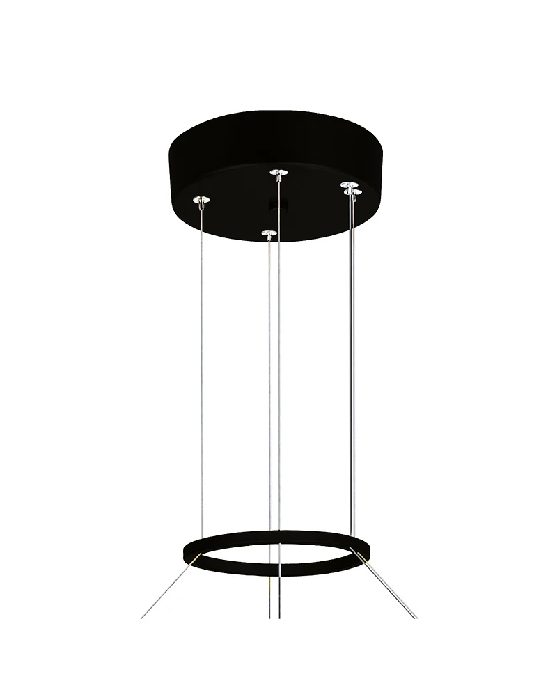 Cwi Lighting 14" Metal Guadiana Led Chandelier