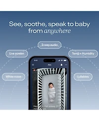 Nanit Pro Smart Baby Monitor and Wall Mount