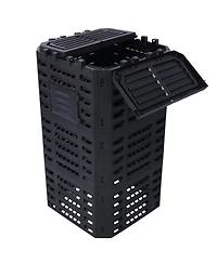 Slickblue Garden Composter Bin Made from Recycled Plastic – 132 Gallons (500 Liters) Large Capacity Compost Bin for Fertile Soil