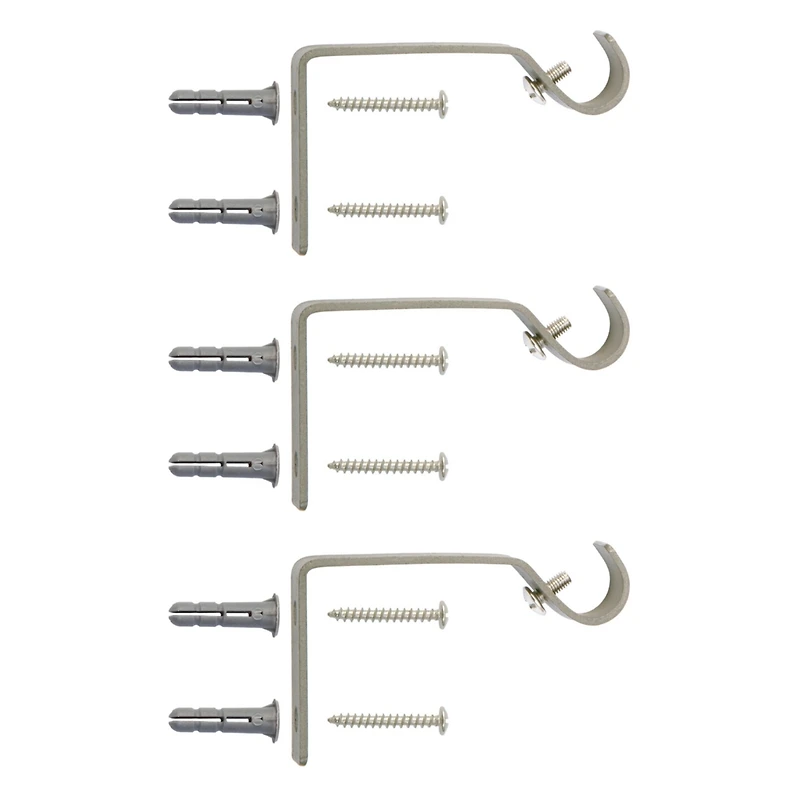 Kenney Mercer Decorative Window Curtain Rod - 3/4" Standard Size for Stylish Home Decor