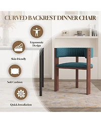 Wooden dining chairs set of 2 room chair for kitchen, home, living room,