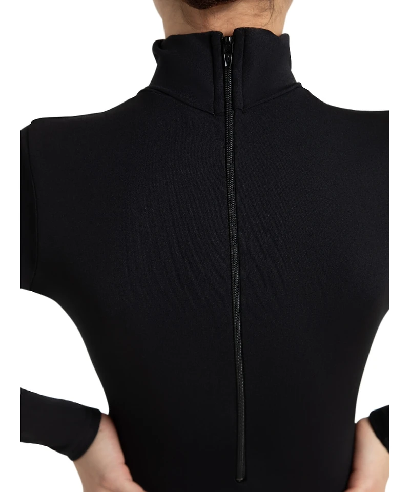 Capezio Long Sleeve Turtleneck Leotard w/ Snaps - Girls