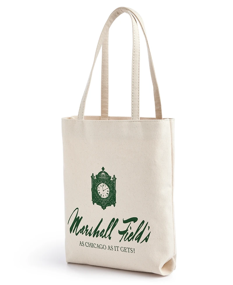 Dani Accessories Marshall Field's Logo Canvas Tote Bag, Macy's Exclusive