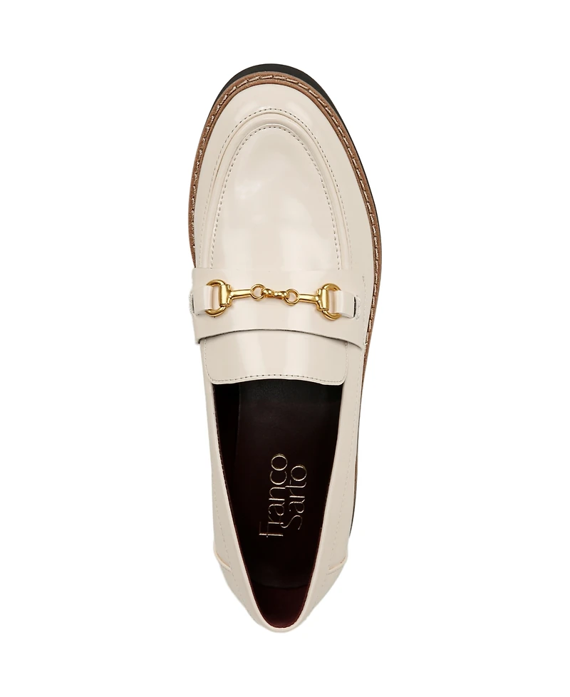 Franco Sarto Women's Colette Almond Toe Lug Sole Loafers