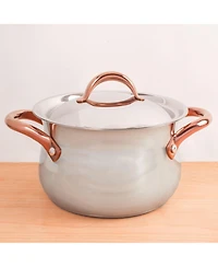 BergHOFF Ouro Gold 18/10 Stainless Steel 8" Stockpot with Ss Lid, 5qt.