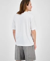 Hugo Boss Men's Nafralo Short Sleeve Crewneck Logo Graphic T-Shirt