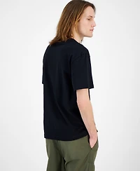 Hugo by Boss Men's Dimuni Relaxed Fit Short Sleeve Crewneck Raised Logo T-Shirt, Exclusively at Macy's