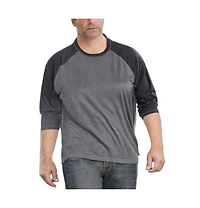 Liberty Blues Big & Tall by KingSize Crewneck Raglan Tee