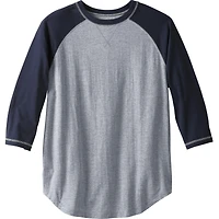 Liberty Blues Big & Tall by KingSize Crewneck Raglan Tee