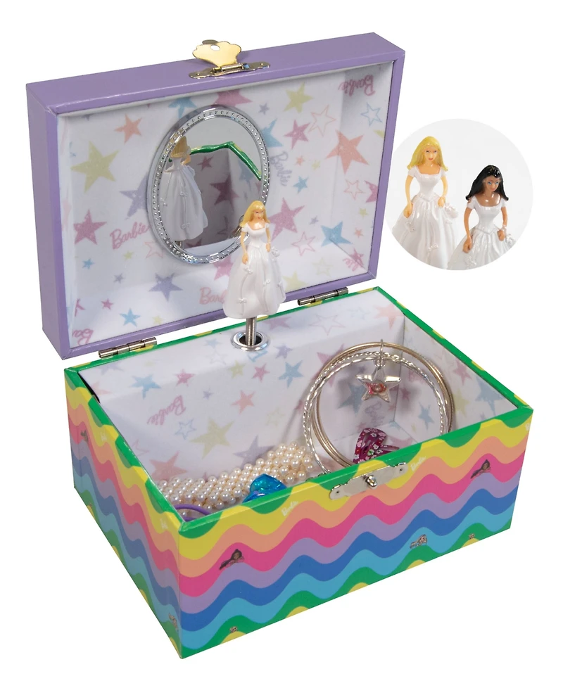 Mele & Co Barbie Musical Ballerina Jewelry Box
