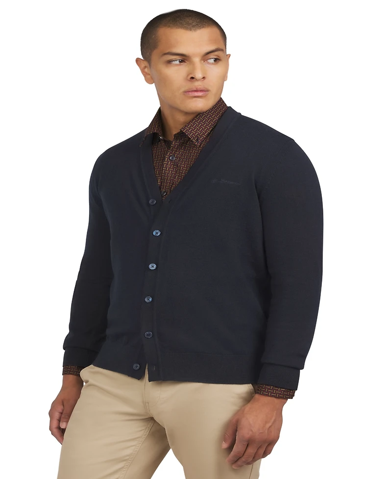 Ben Sherman Men's Merino Cardigan Sweater