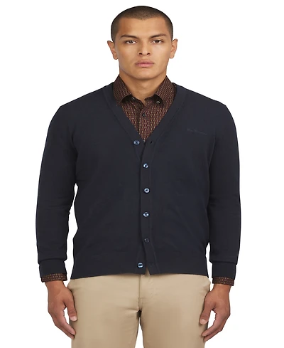 Ben Sherman Men's Merino Cardigan Sweater