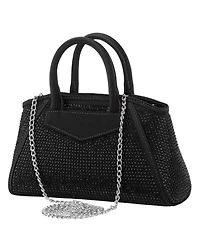 Nina All Over Crystal Satchel Bag