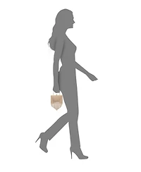 Nina Crystal Chain Cascade Fringe Satchel Bag