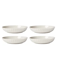 Lenox French Perle Scallop Dinner Bowls, Set of 4