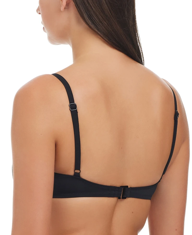 Sanctuary Women's Beach Goddess Shirred-Cup Bikini Top