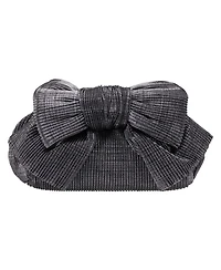 Nina Pleated Metallic Frame Magnetic Clutch