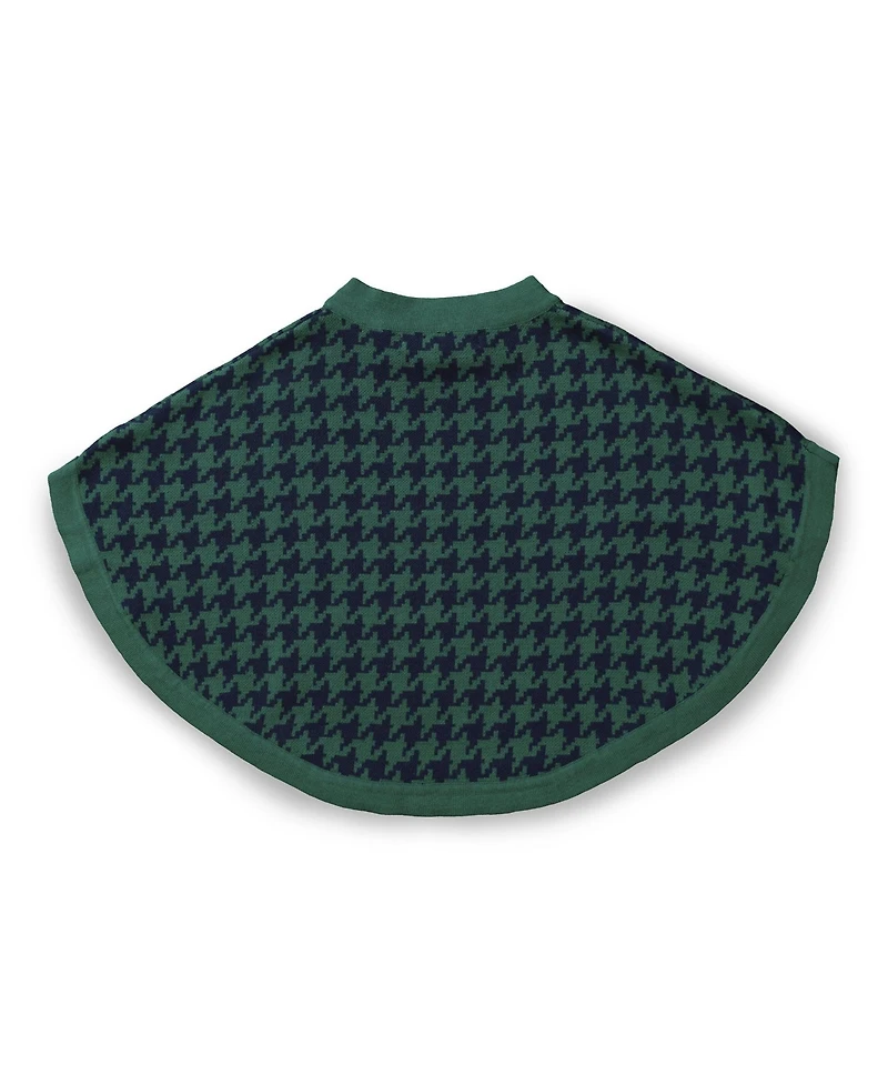 Hope & Henry Baby Girls Square Sweater Cape