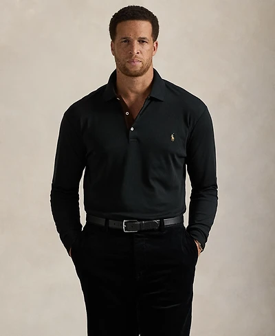 Polo Ralph Lauren Men's Big & Tall Soft Cotton Long-Sleeve Shirt