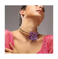 Sohi Women's The Poppy Choker Necklace