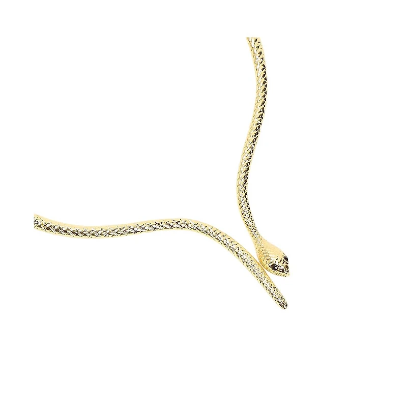 Sohi Women's The Serpent Torque Necklace