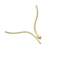 Sohi Women's The Serpent Torque Necklace