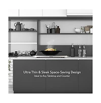 NutriChef Electric Warming Tray with Non-Stick, Heat-Resistant Glass Plate, 22.4" x 6.7" Heating Surface - PKWTR40