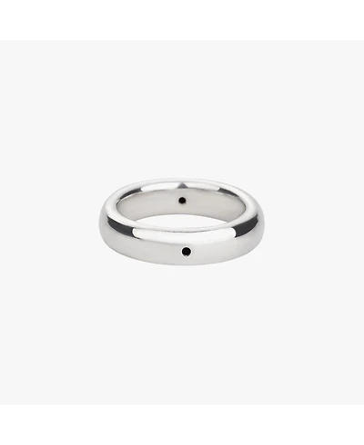 Sterling Silver Lenore Polished Band Ring Size 6 – Sleek Summer Ring, Minimalist Style, Everyday Elegance