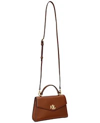 Lauren Ralph Leather Small Farrah Satchel